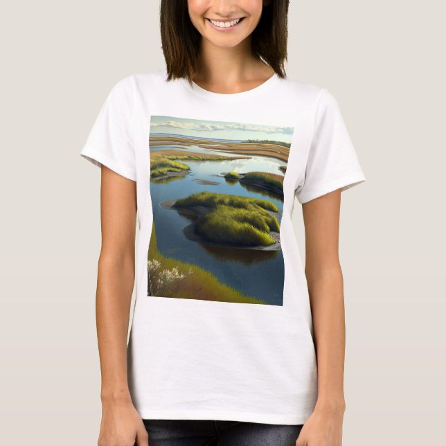 Coastal Tranquility T-Shirt (Vorderseite)