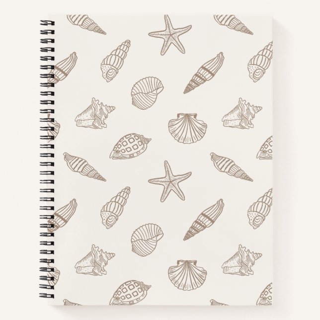 Coastal Treasure Driftwood Luxe Notizbuch (Vorderseite)