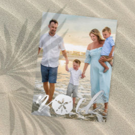 Coastal Weihnachten Weihnachtsfeiertag Foto Foil C Folien Feiertagskarte