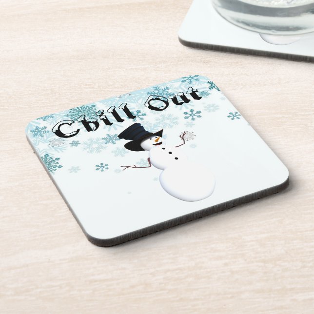 Coaster für Chill Out-Getränke Getränkeuntersetzer (Linke Seite)