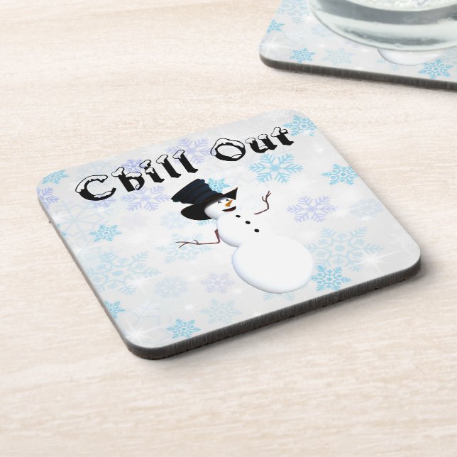 Coaster für Chill Out-Getränke Getränkeuntersetzer (Linke Seite)