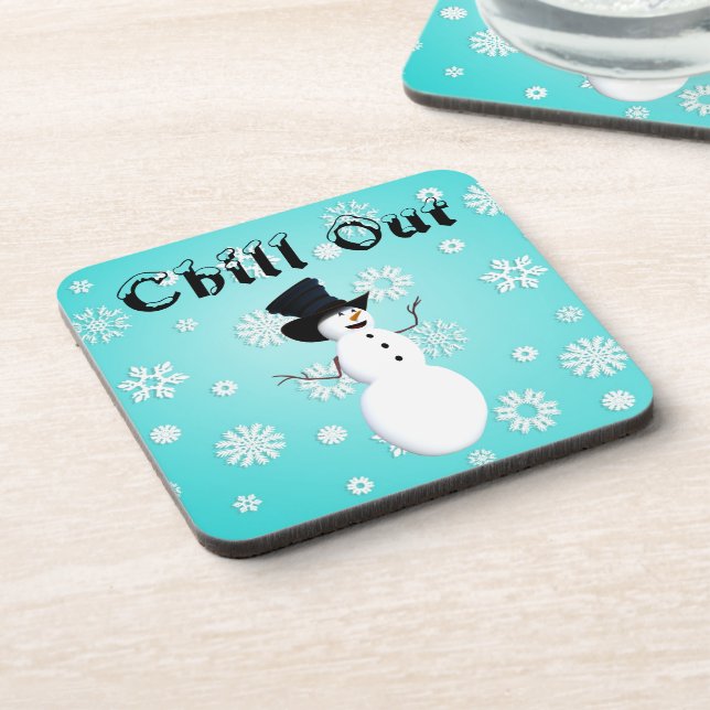 Coaster für Chill Out-Getränke Getränkeuntersetzer (Linke Seite)