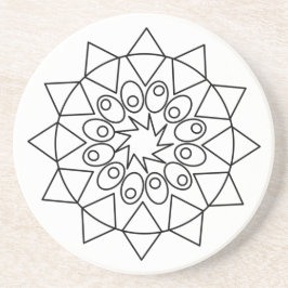 Coaster - Mandala zum Ausmalen Getränkeuntersetzer