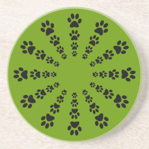 Coaster - Paw Prints Untersetzer