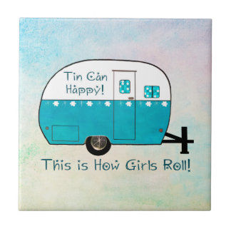 COASTER | Retro Camper | Kachel | Personalisieren!