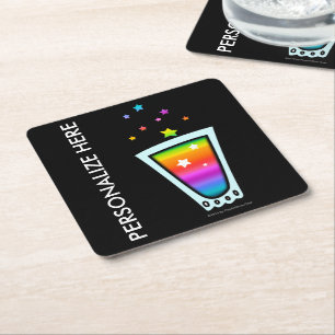 COASTER - SHOTZ! SHOT GLASS RECHTECKIGER PAPPUNTERSETZER