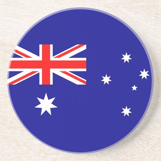 Coaster with Flag of the Australia Getränkeuntersetzer (Vorne)