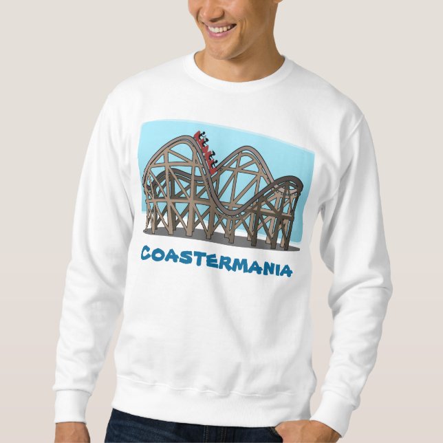 "Coastermania" - das Sweatshirt der Männer - (Vorderseite)