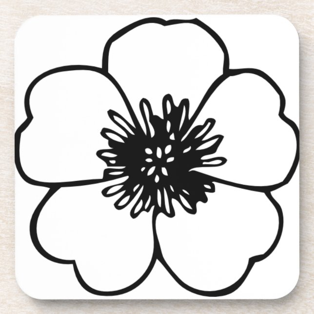 Coasters-Flowers-10 Untersetzer (Vorderseite)