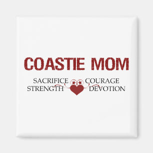 Coastie Mama-Opfer, Stärke, Mut, Hingabe Magnet