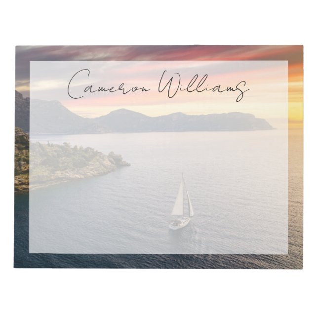 Coastline | Bodrum, Turkey Notizblock (Vorderseite)