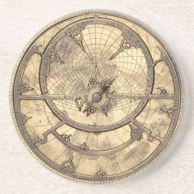 Coastrolab 2 sandstein untersetzer (Vorne)