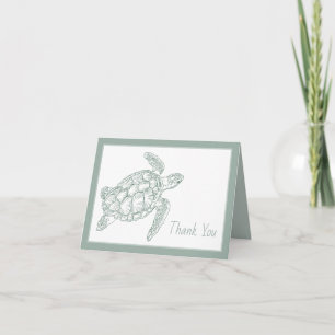 Coaststrand Ocean Green Sea Turtle Vielen Dank