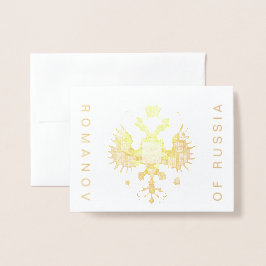 Coat-Arms-Foil-Note-Card Folienkarte