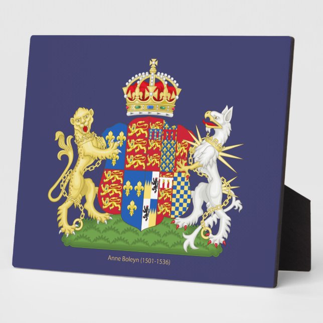 Coat of Arms Anne Boleyn Fotoplatte (Seite)