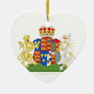 Coat of Arms Anne Boleyn Keramik Ornament