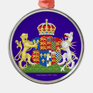 Coat of Arms Anne Boleyn Ornament Aus Metall