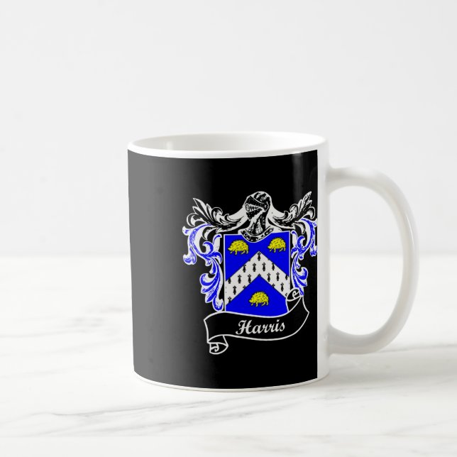 Coat of Arms Nachname Nachname Familienwappen Kaffeetasse (Rechts)