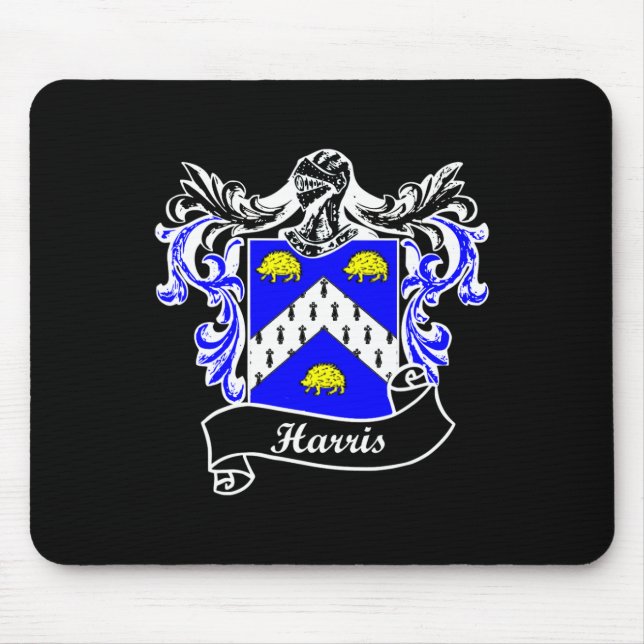 Coat of Arms Nachname Nachname Familienwappen Mousepad (Vorne)