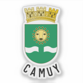 Coat of Arms of Camuy, Puerto Rico Aufkleber