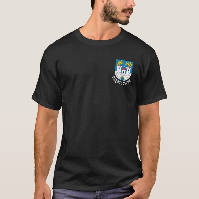 Coat of Arms of Częstochowa, Poland T-Shirt (Vorderseite)