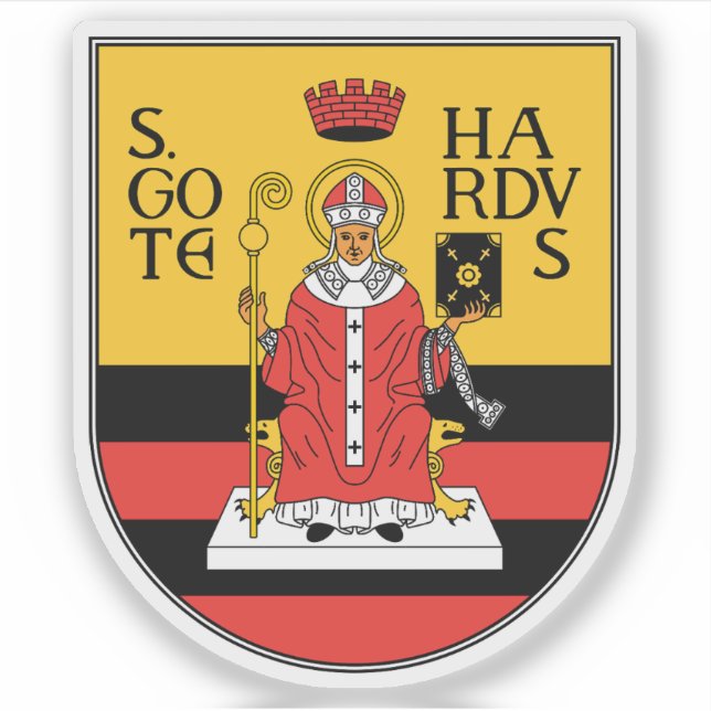 Coat of arms of Gotha, Germany Aufkleber (Vorderseite)