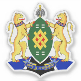 Coat of arms of Johannesburg, the Republic of Sout Aufkleber