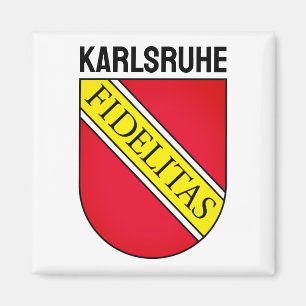 Coat of Arms of Karlsruhe, GERMANY Magnet