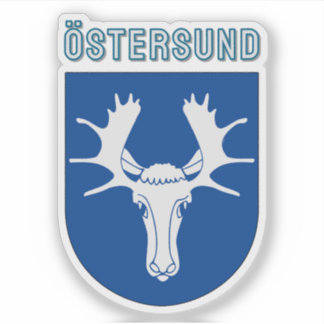 Coat of arms of Östersund - Sweden Aufkleber