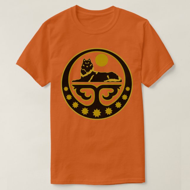 Coat of Arms of the Chechen Republic of Ichkeria T-Shirt (Design vorne)