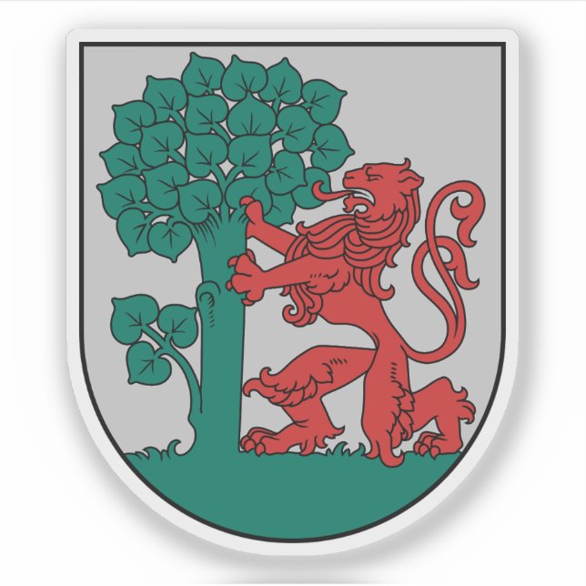 Coat of arms of the city of Liepāja, Latvia Aufkleber (Vorderseite)