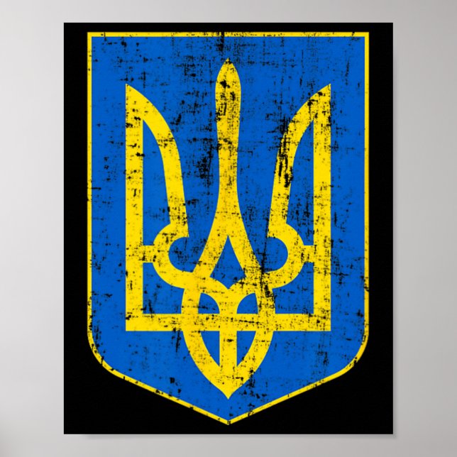 Coat Of Arms Of Ukraine 3  Poster (Vorne)