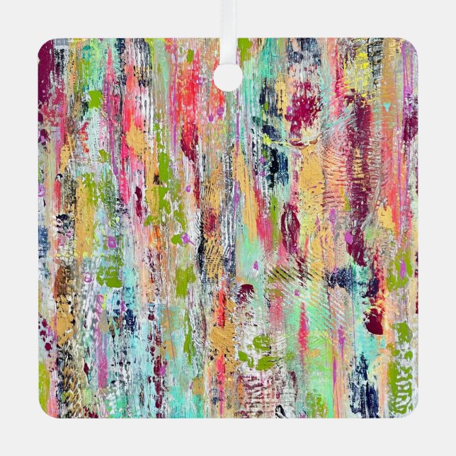 Coat of many Colors Metal Ornament (Vorderseite)