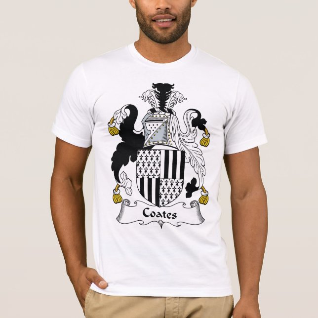 Coates Familienwappen T-Shirt (Vorderseite)