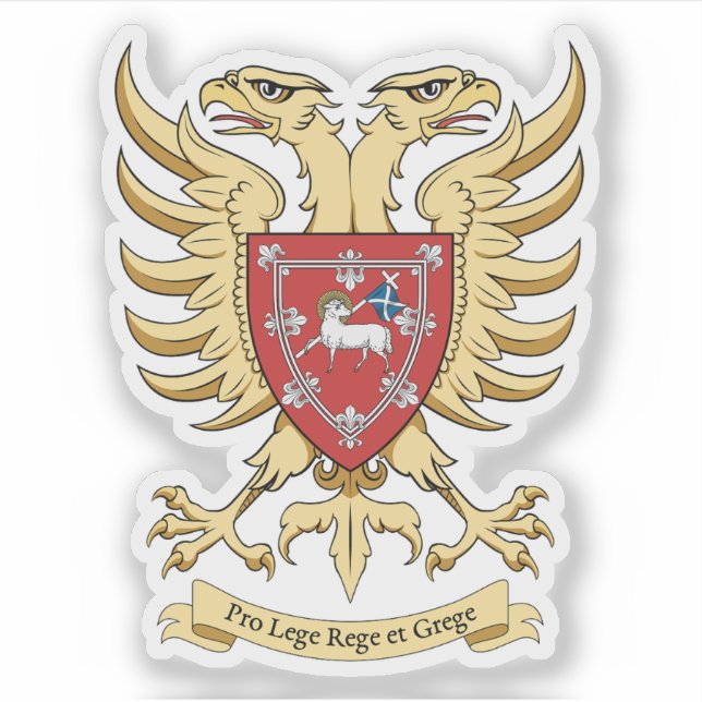 Coats of arms of the city of Perth, Scotland Aufkleber (Vorderseite)