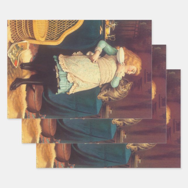 Coaxing besser als Teasing Charles Burton Barber Geschenkpapier Set (Set)