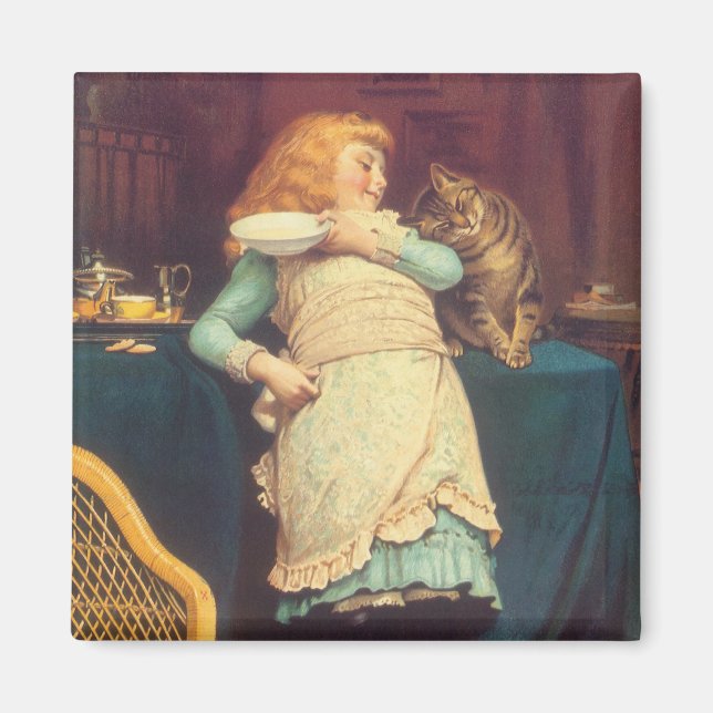 Coaxing besser als Teasing Charles Burton Barber Magnet (Vorne)