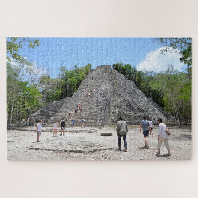 Coba Antike Ruinen Yucatan Mexiko Urlaub Puzzle (Horizontal)