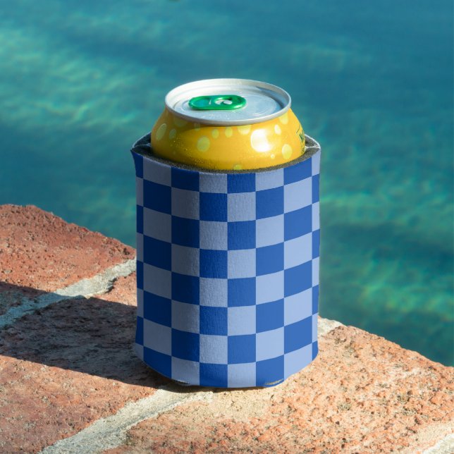 Cobalt Blue Checkerboard Dosenkühler (In Situ Pool)