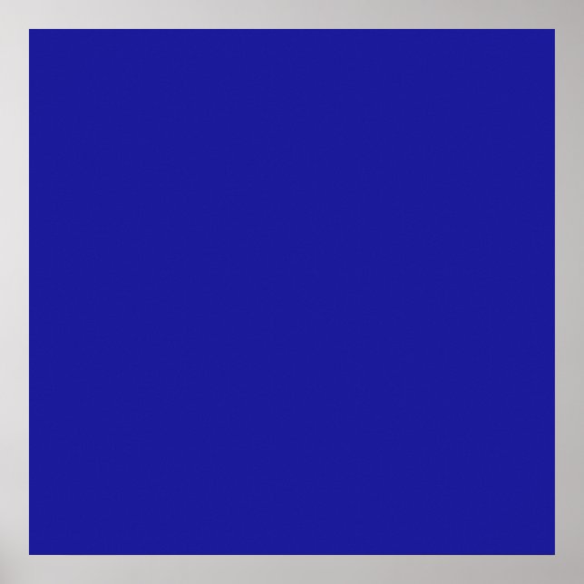 Cobalt Blue Color Poster (Vorne)