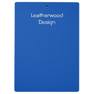 Cobalt Blue Custom Clip Board Klemmbrett