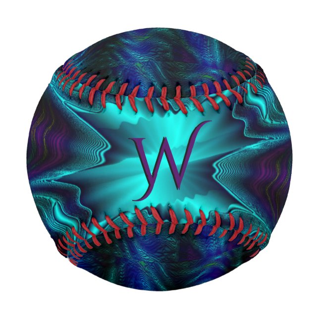 Cobalt Blue Design Plektrum Baseball (Vorderseite)