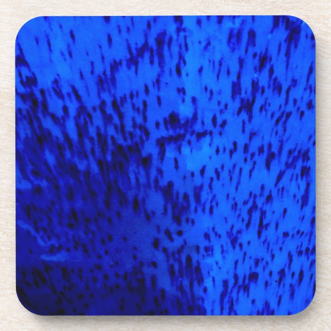 Cobalt Blue Earthenware Getränkeuntersetzer (Vorderseite)