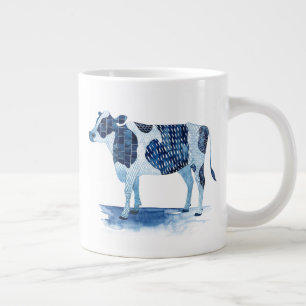 Cobalt Blue Farm Animes - Kuh Jumbo-Tasse