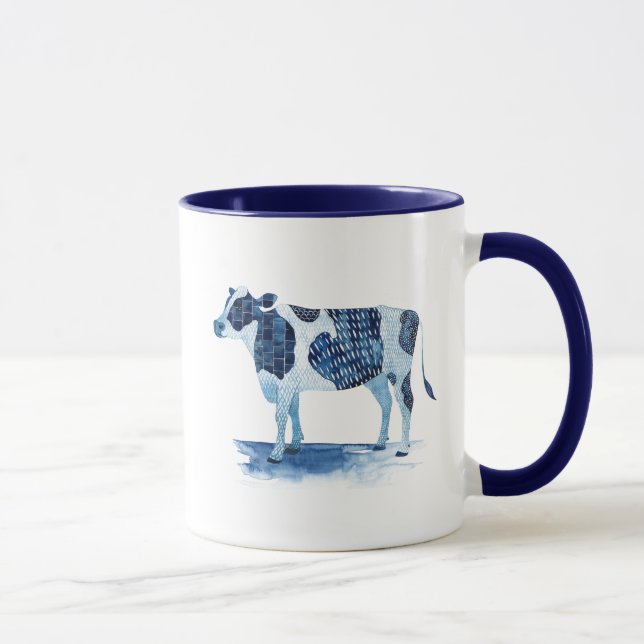 Cobalt Blue Farm Animes - Kuh Tasse (Rechts)
