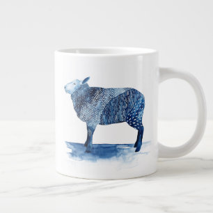 Cobalt Blue Farm Animes - Schafe Jumbo-Tasse