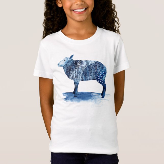 Cobalt Blue Farm Animes - Schafe T-Shirt (Vorderseite)