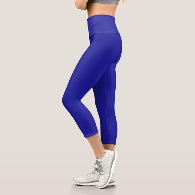 Cobalt Blue Fitness Capri Leggings (Links)