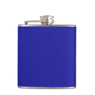 Cobalt Blue Flachmann