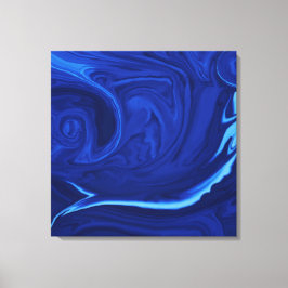 Cobalt Blue-Hintergrunde-Sammlung Leinwanddruck